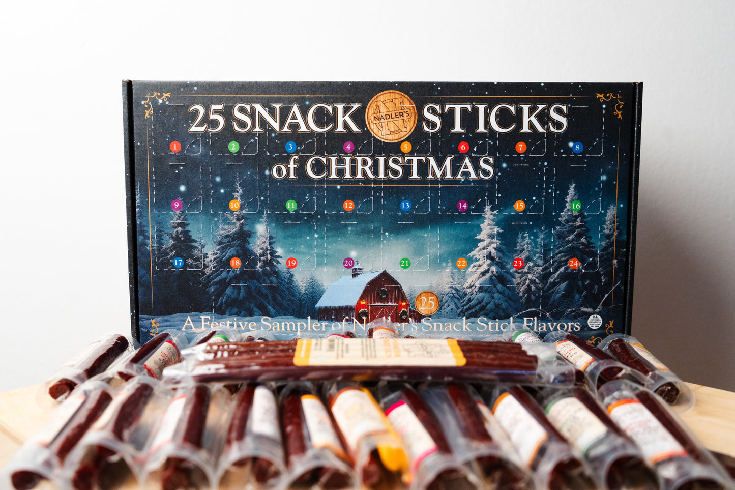 25 Snack Sticks Of Christmas Advent Calendar - Nadler's Meats