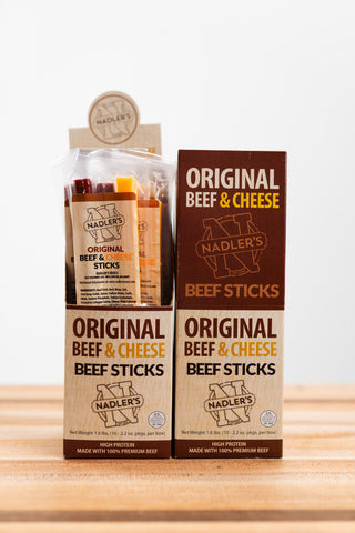 Beef Original & Cheddar Cheese Sticks