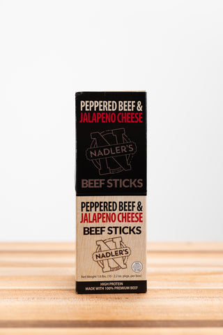 Beef Peppered and Jalapeno Cheese Sticks