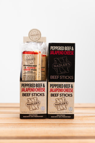 Beef Peppered and Jalapeno Cheese Sticks