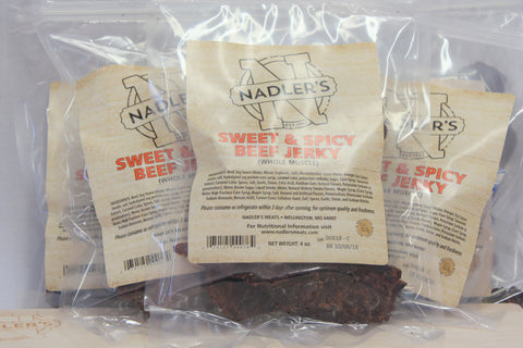 Nadler's Meats Sweet and Spicy Beef Jerky