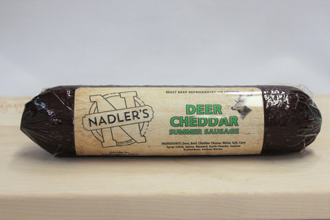 Nadler's Meats Venison Cheddar Summer Sausage