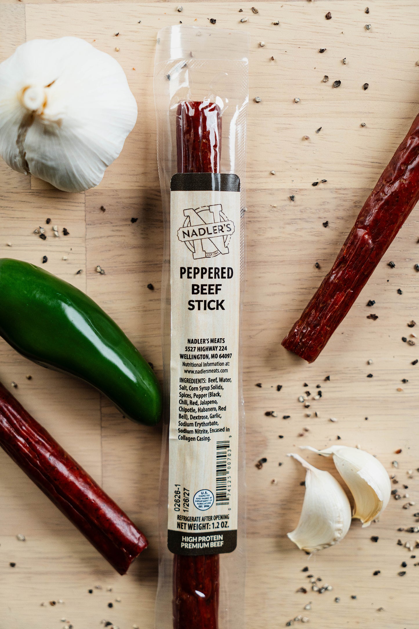 Beef Peppered Sticks