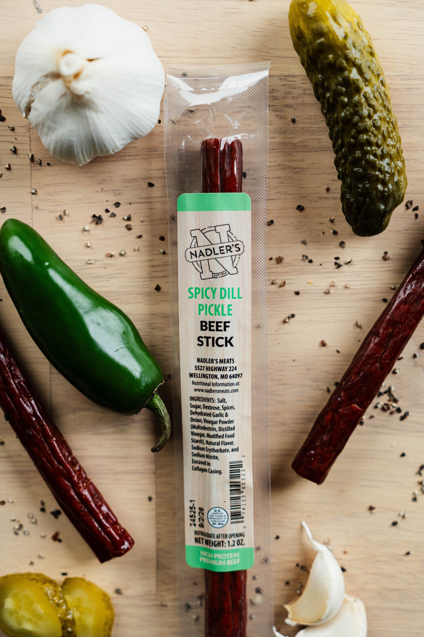 Beef Spicy Dill Pickle Sticks