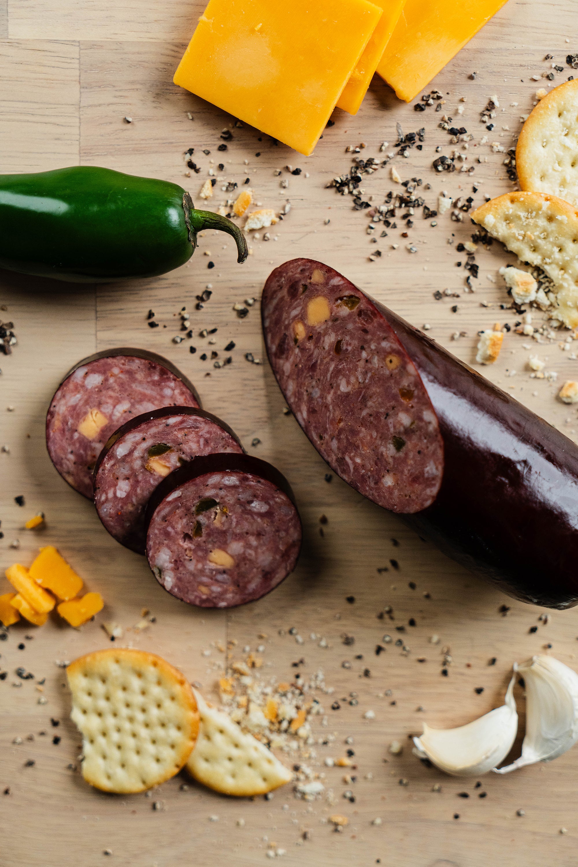 け*じ様 TENDERLOIN ウィンチェスター ボアジャケット　オリジナル　Ｓ Venison Cheddar & Jalapeno Summer Sausage – Nadler's Meats