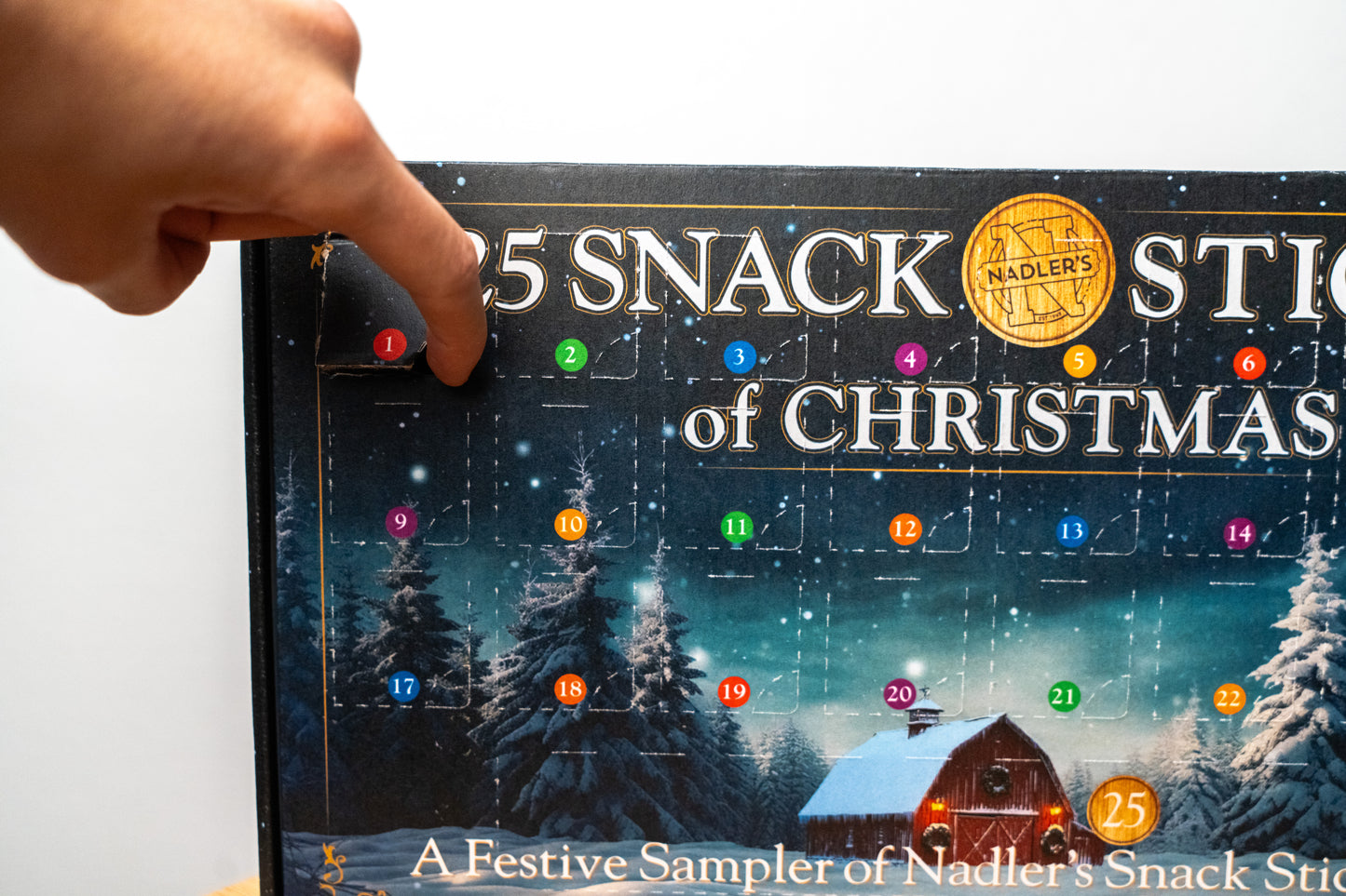 25 Snack Sticks Of Christmas Advent Calendar - Nadler's Meats
