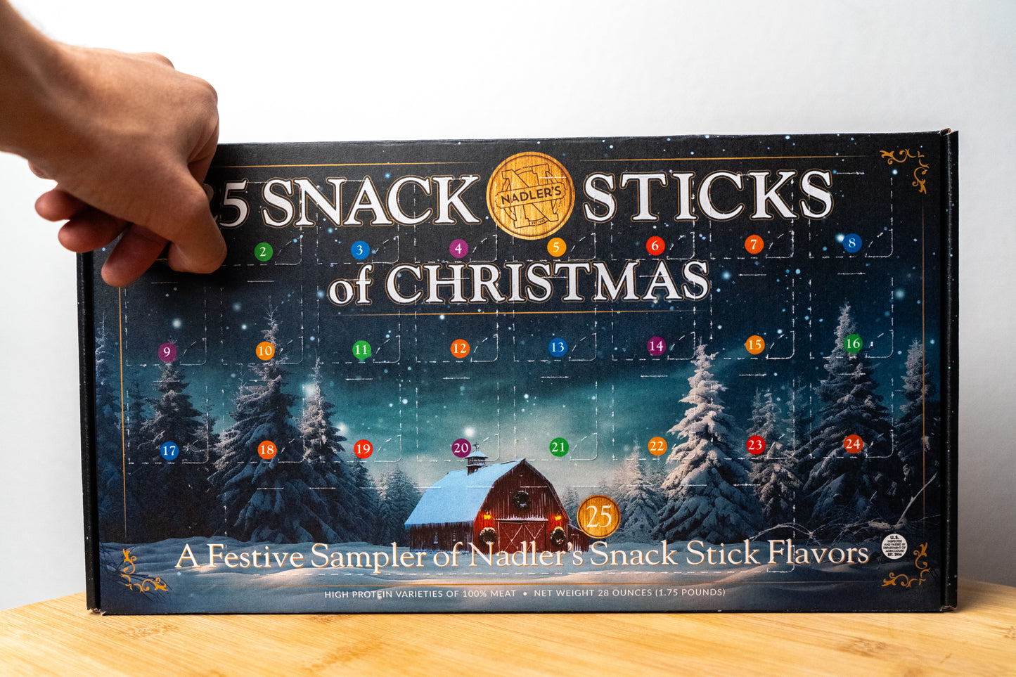 25 Snack Sticks Of Christmas Advent Calendar - Nadler's Meats