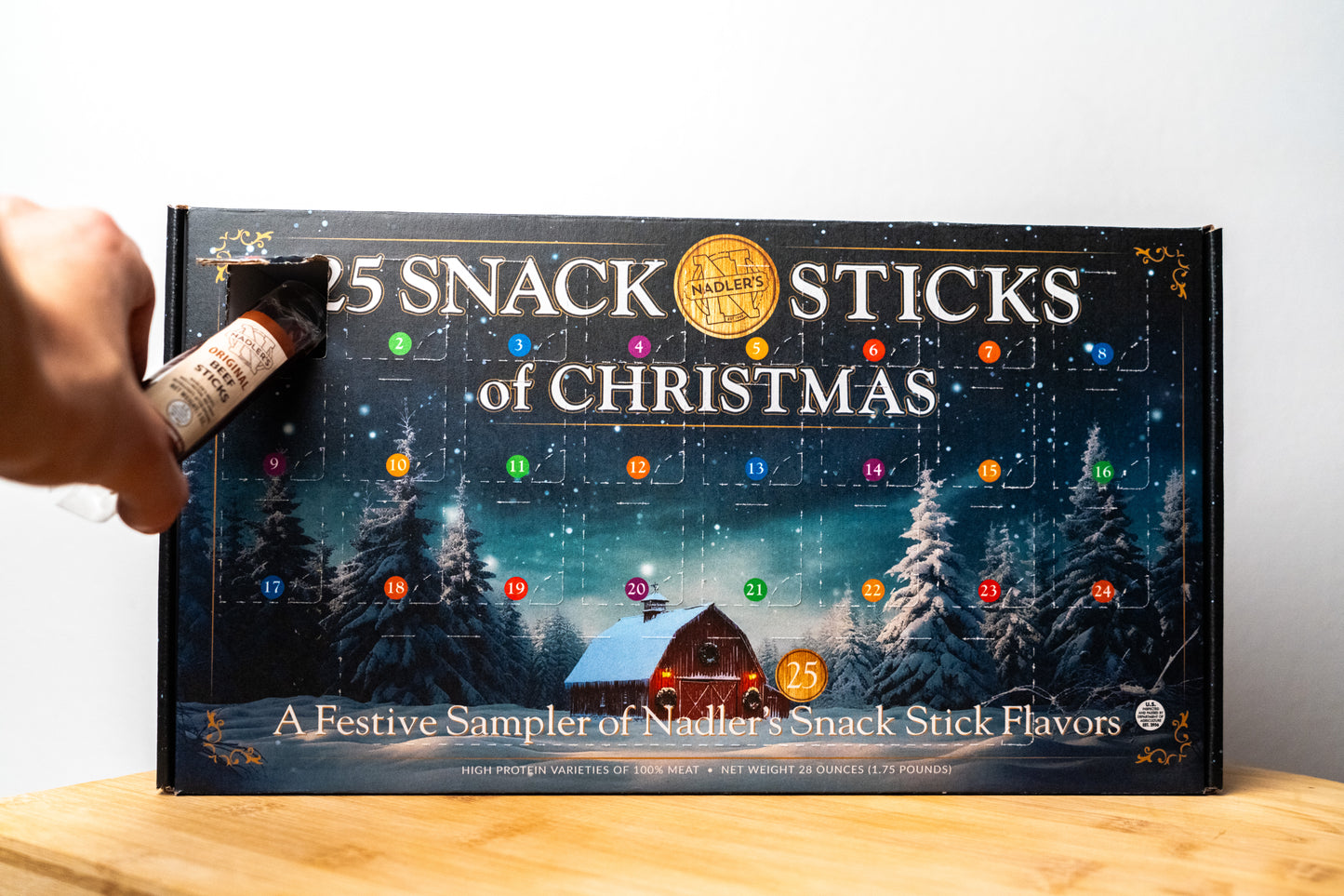 25 Snack Sticks Of Christmas Advent Calendar - Nadler's Meats