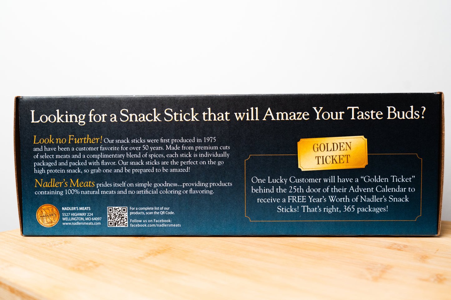 25 Snack Sticks Of Christmas Advent Calendar - Nadler's Meats