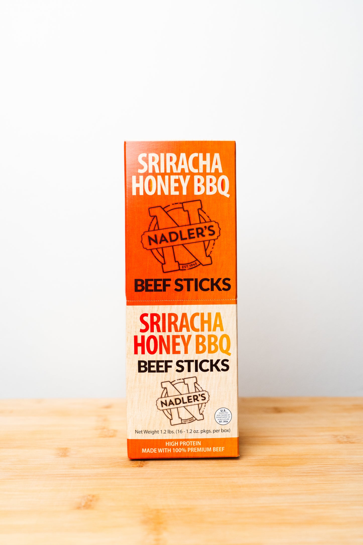 Beef Sriracha Honey BBQ Sticks - Nadler's Meats