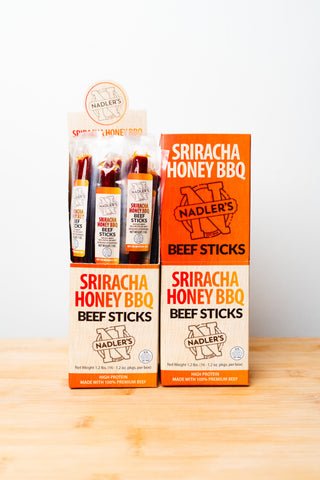 Beef Sriracha Honey BBQ Sticks