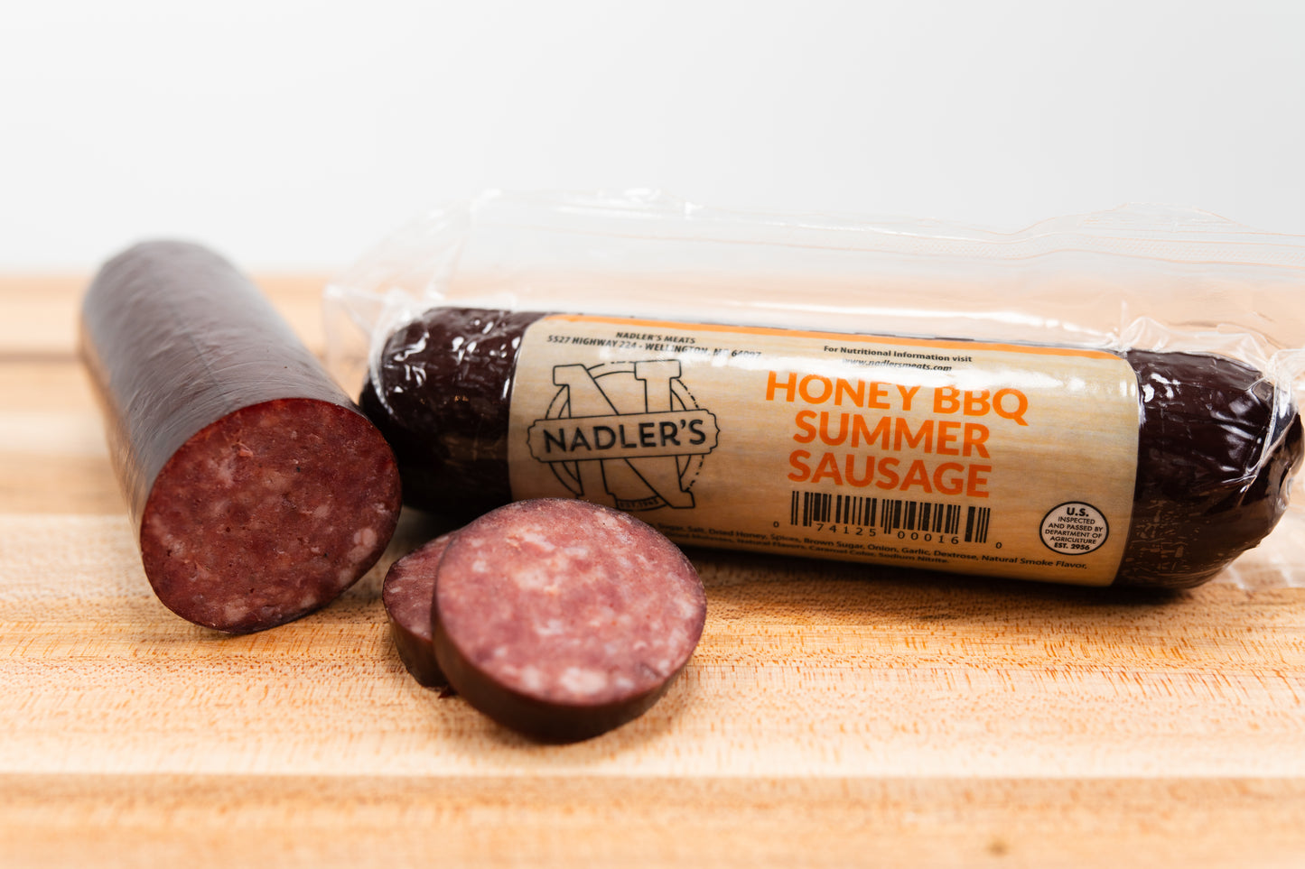Beef Honey BBQ Summer Sausage - Nadler's Meats