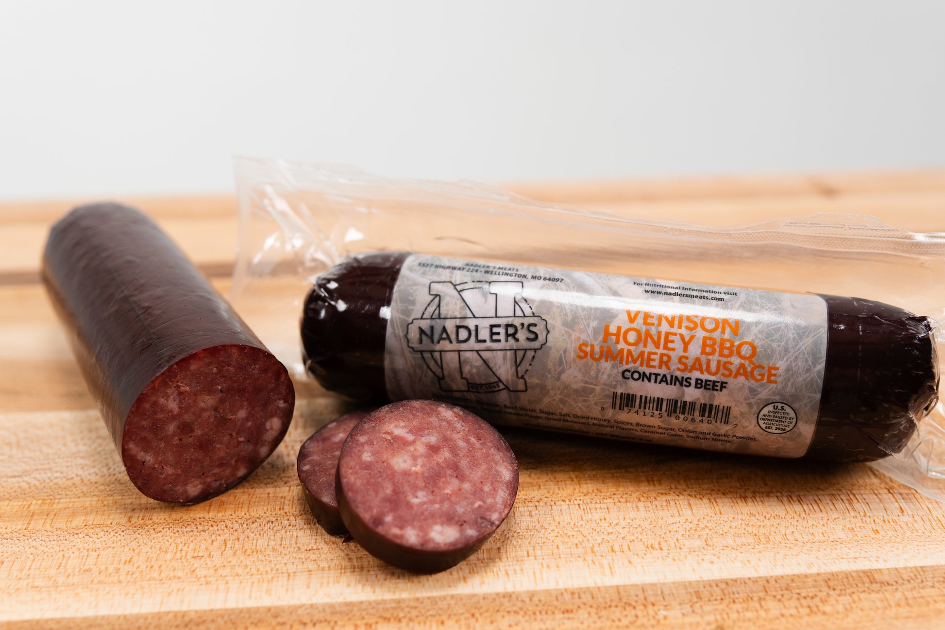 Venison Honey BBQ Summer Sausage - Nadler's Meats