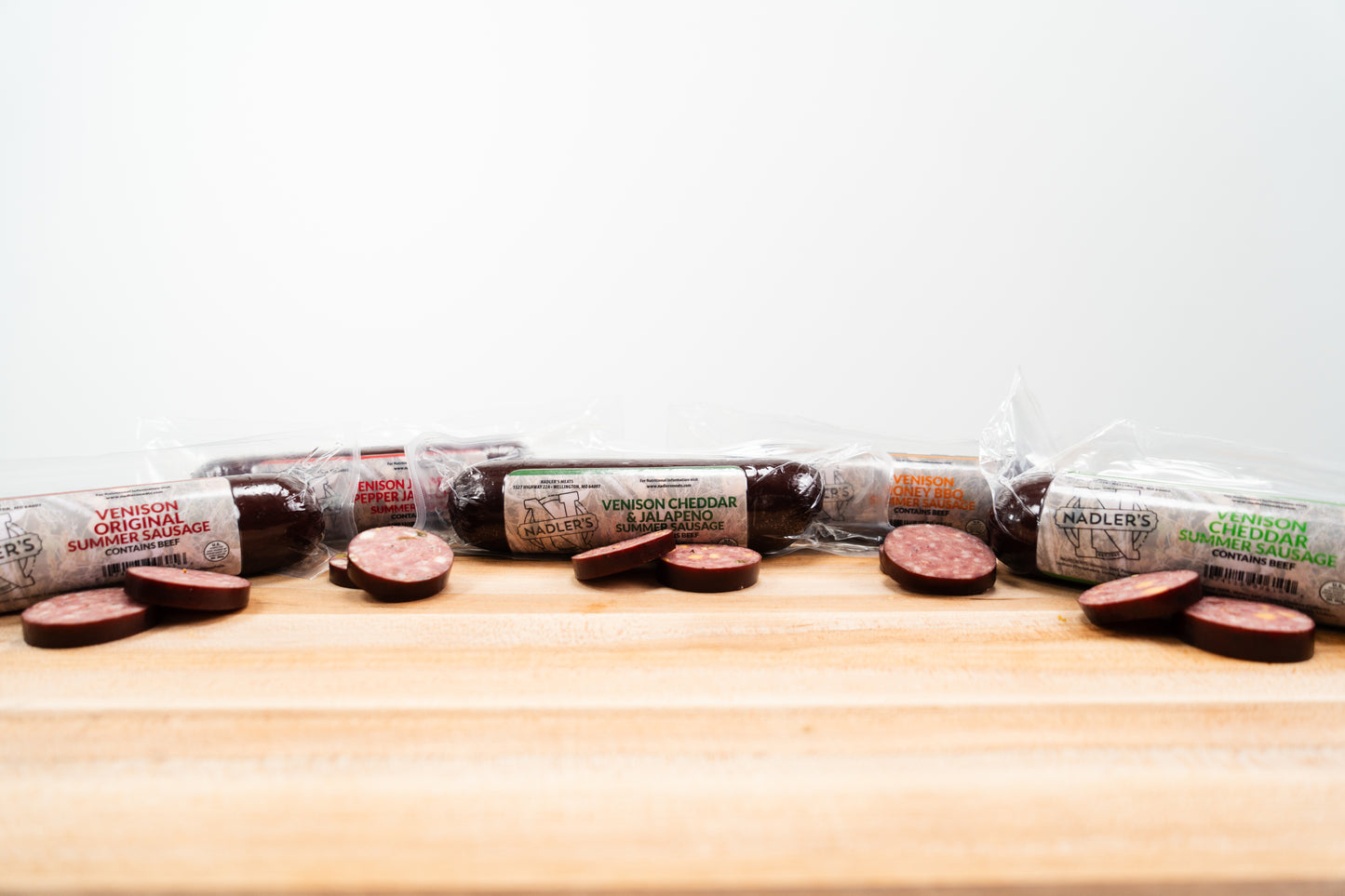 Venison Summer Sausage Variety Pack - Nadler's Meats