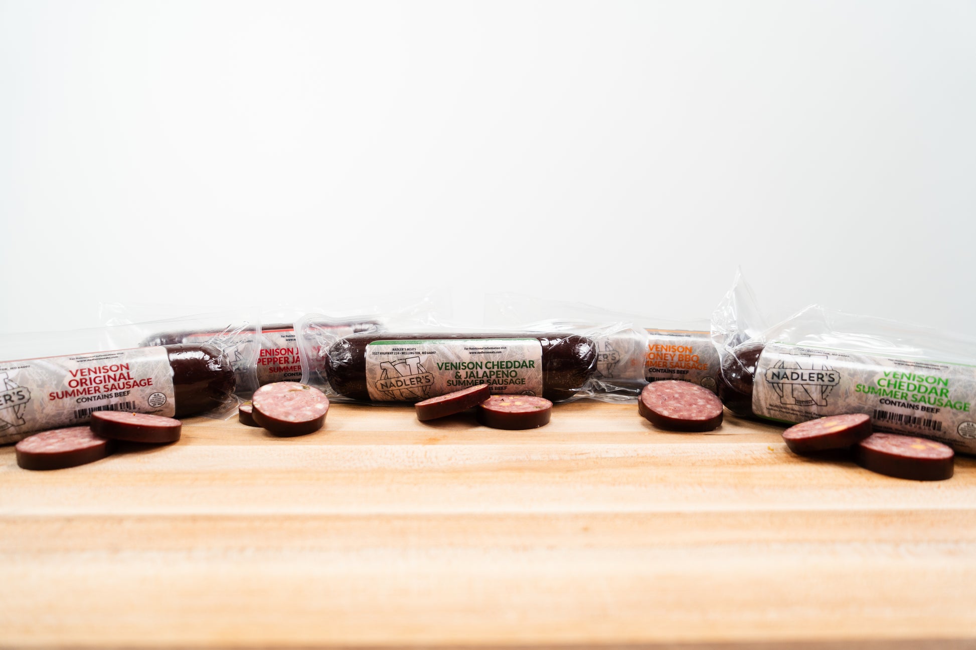 Venison Summer Sausage Variety Pack - Nadler's Meats