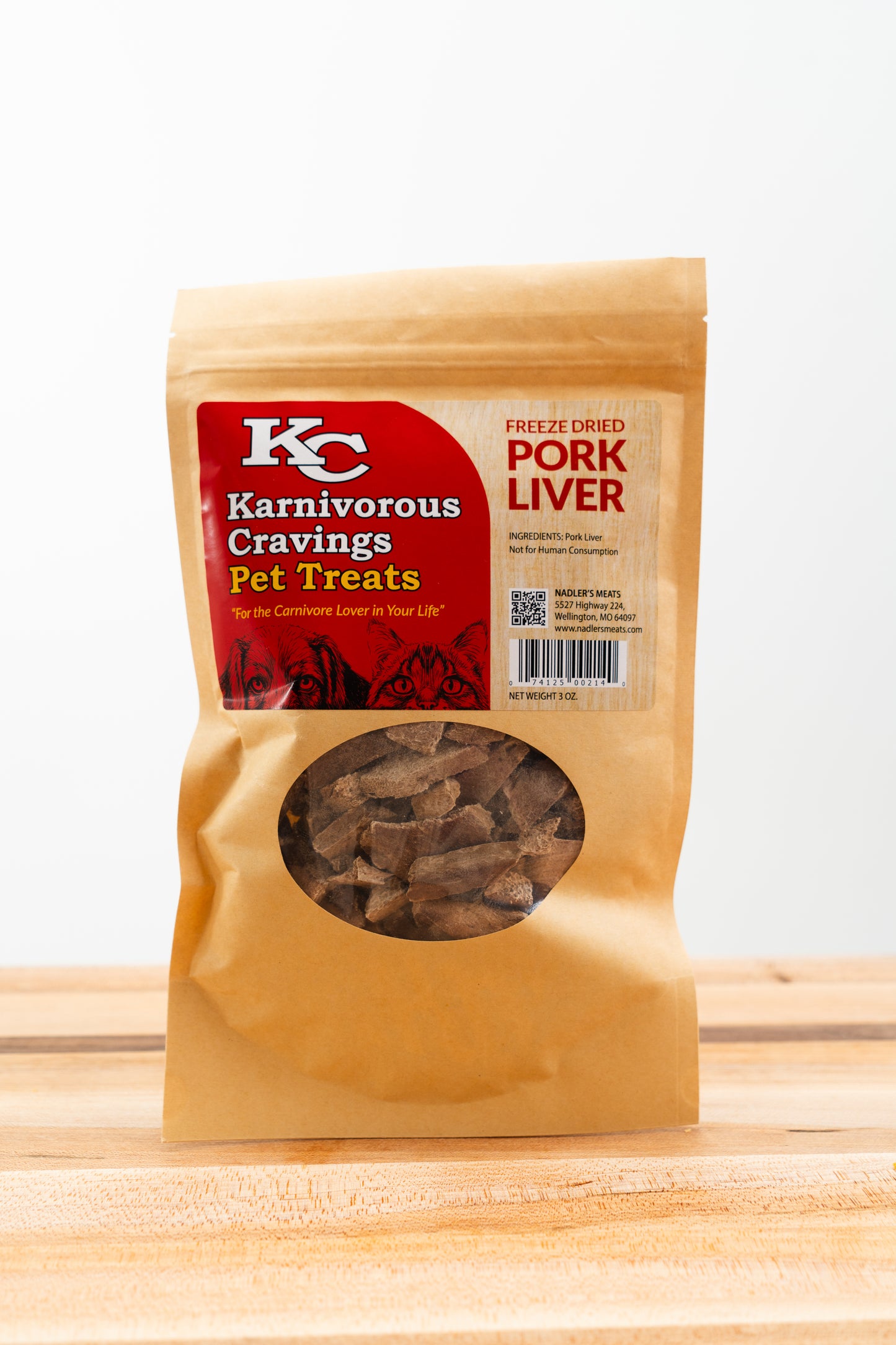 Freeze Dried Pork Liver - Nadler's Meats