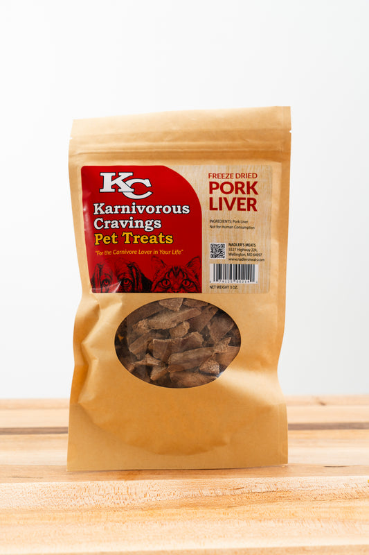 Freeze Dried Pork Liver - Nadler's Meats