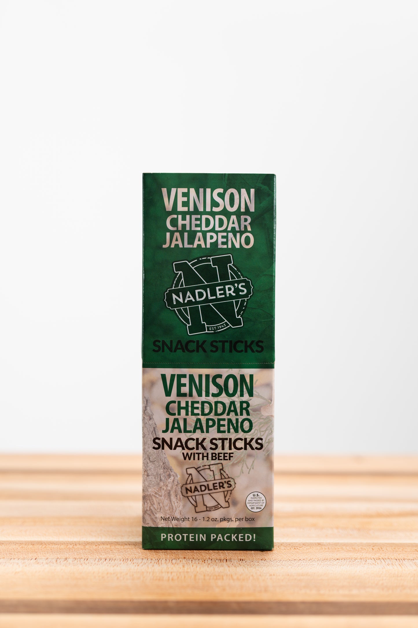 Venison Cheddar & Jalapeno Snack Sticks - Nadler's Meats