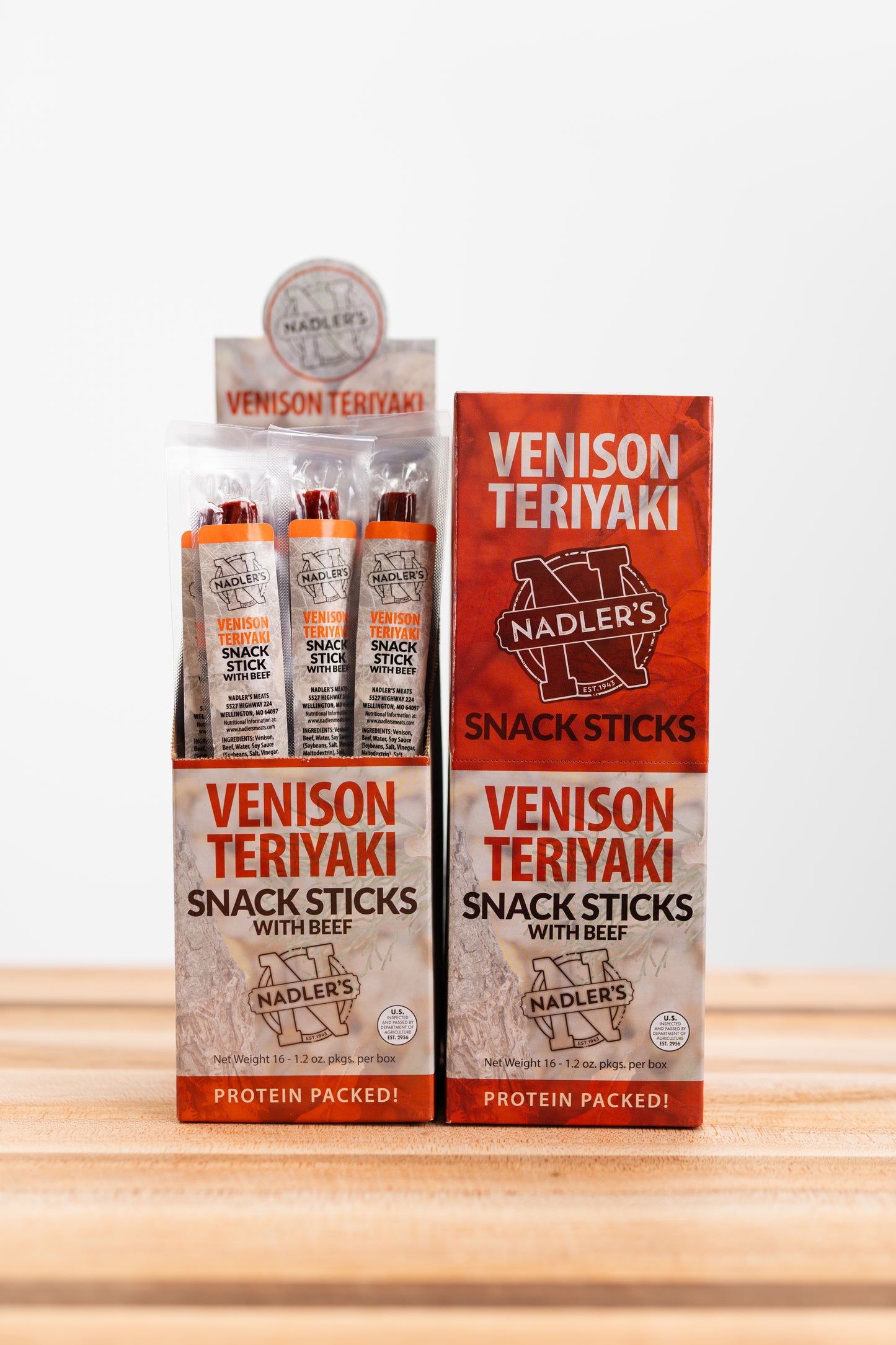 Venison Teriyaki Snack Sticks - Nadler's Meats