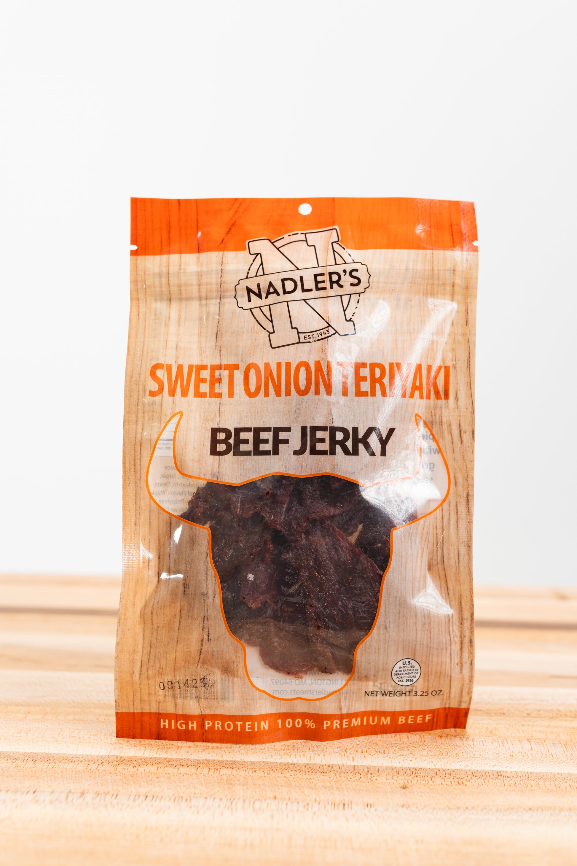 Beef Sweet Onion Teriyaki Jerky - Nadler's Meats