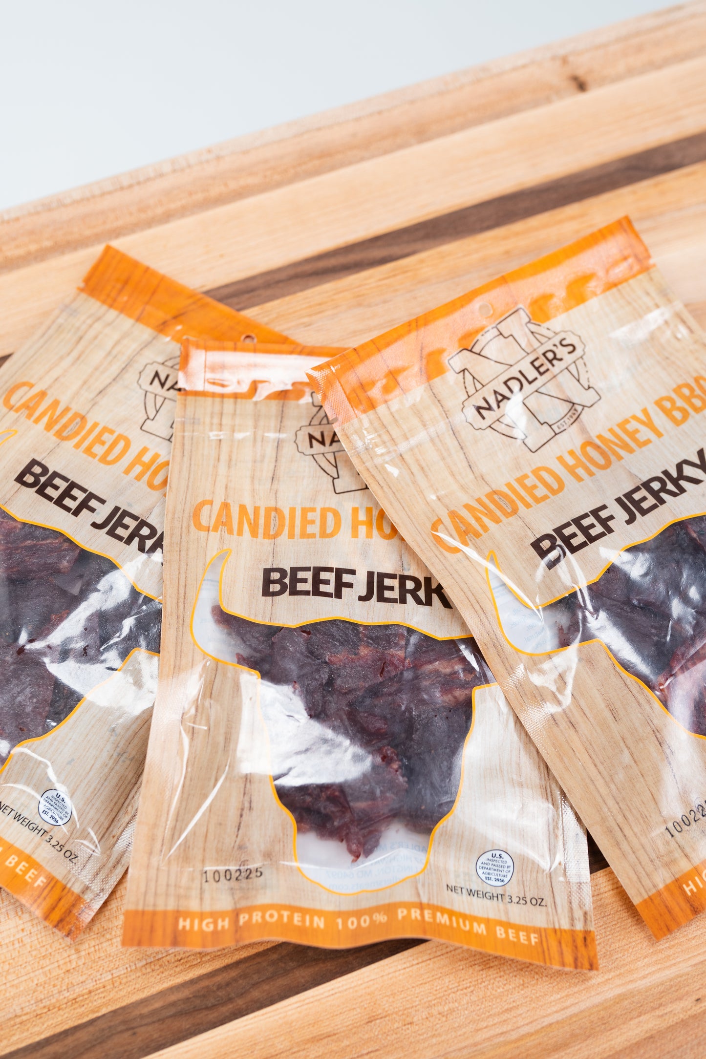Beef Candied Honey BBQ Jerky - Nadler's Meats