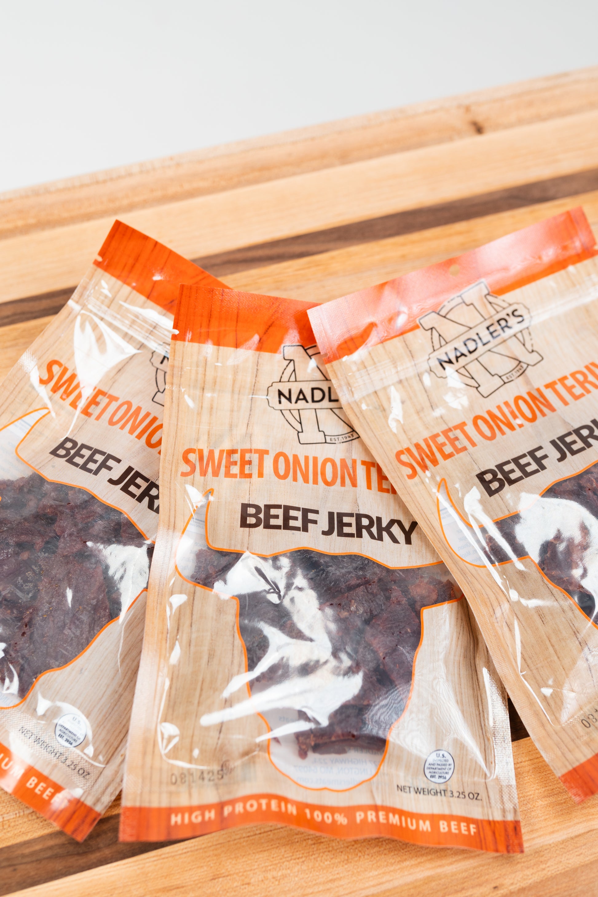 Beef Sweet Onion Teriyaki Jerky - Nadler's Meats