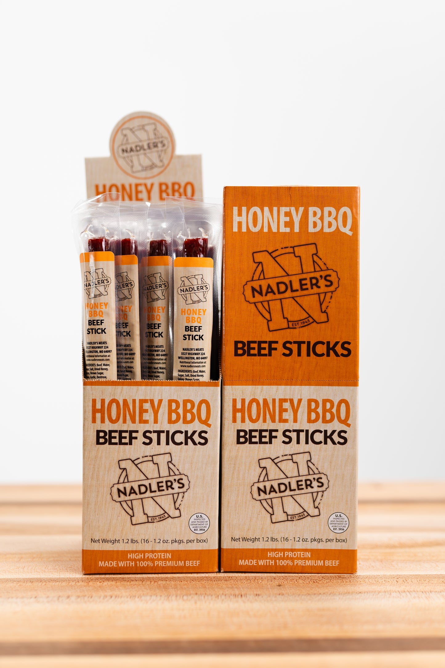 Beef Honey BBQ Sticks - Nadler's Meats