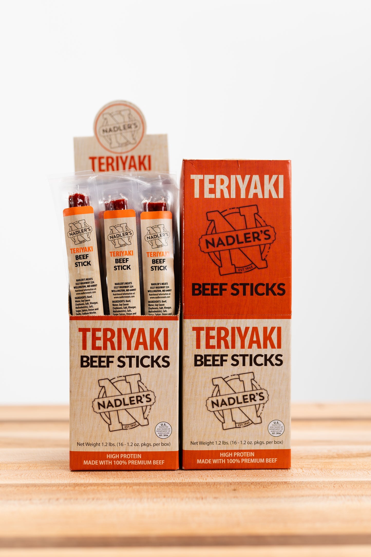 Beef Teriyaki Sticks - Nadler's Meats