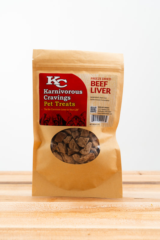 Freeze Dried Beef Liver - Nadler's Meats