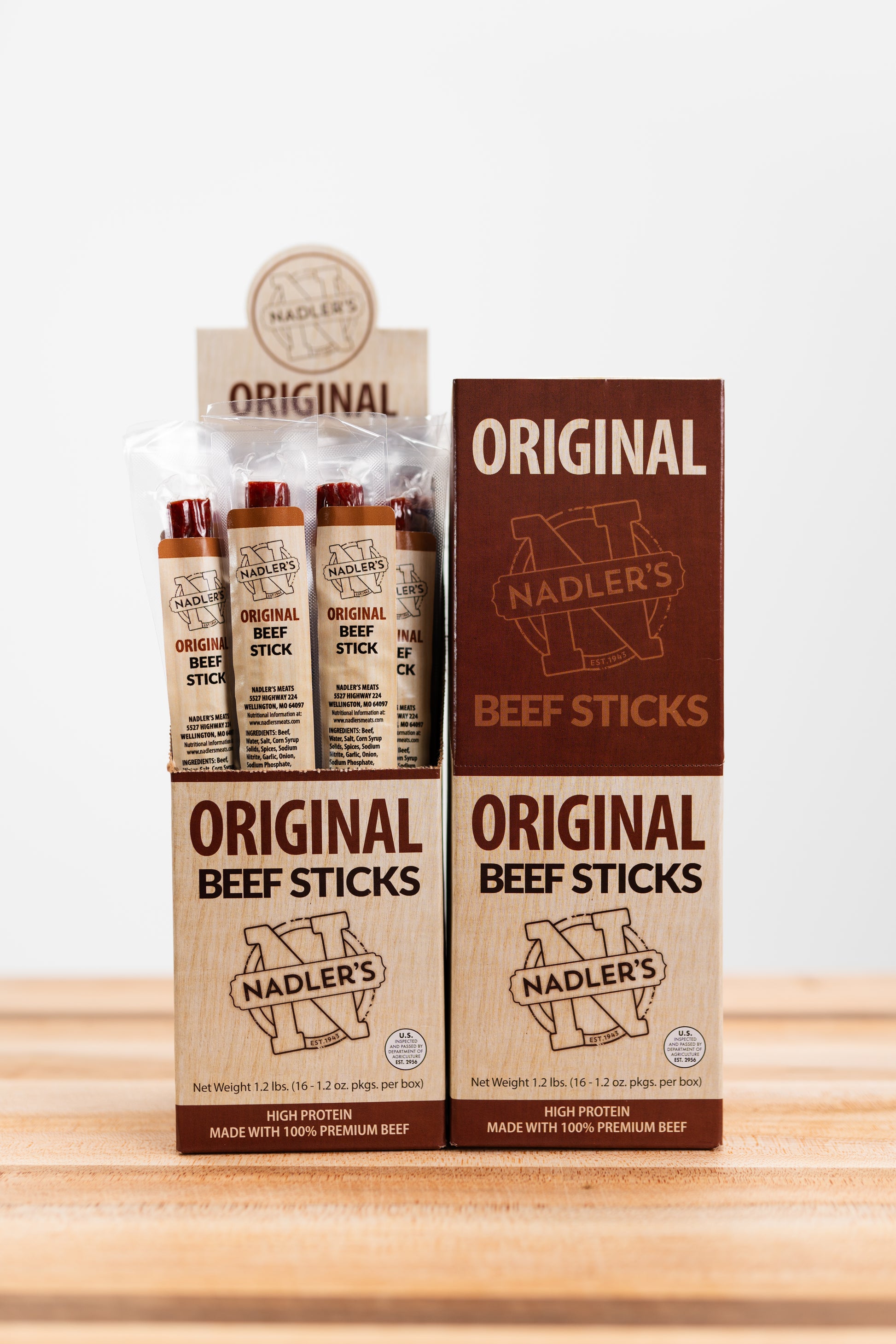 Beef Original Sticks - Nadler's Meats