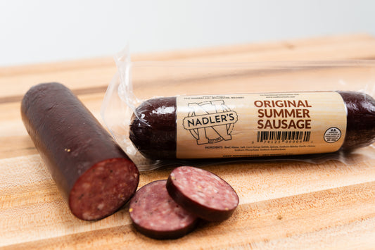 Beef Original Summer Sausage (9 oz) - Nadler's Meats