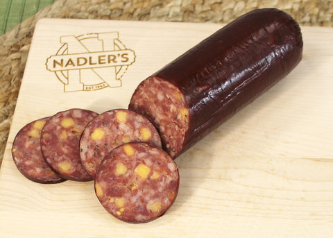 Nadler's Meats Beef Cheddar Summer Sausage