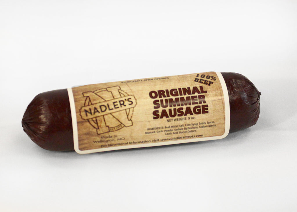 SUMMER SAUSAGE OG2 BEEF 12 OZ - Dutchmen Organics