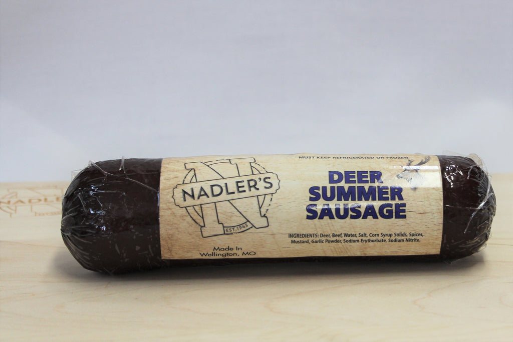 Venison Original Summer Sausage (9 oz) Nadler's Meats